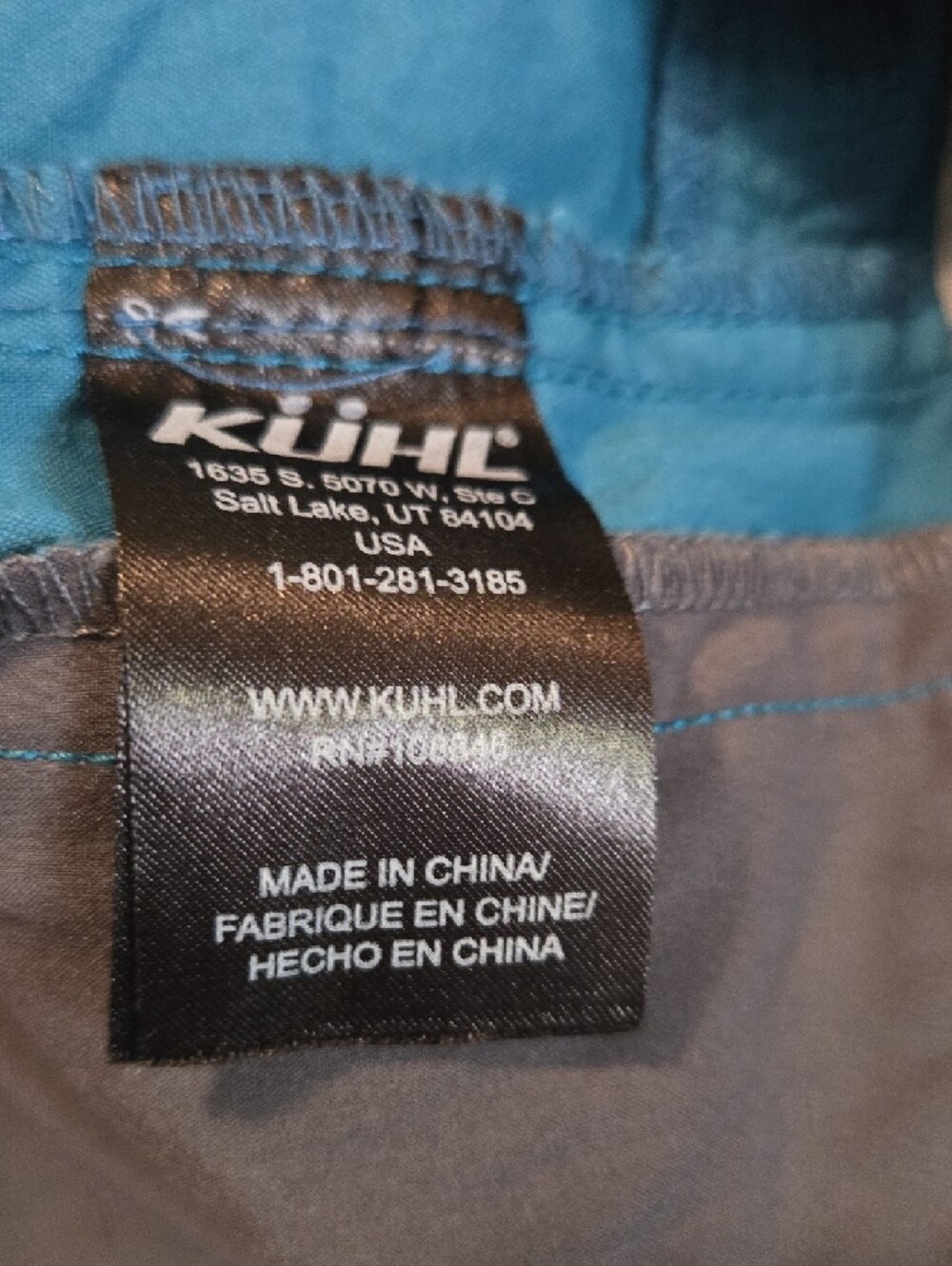 Kuhl Teal Women’s Chino Shorts - Picture 6 of 6